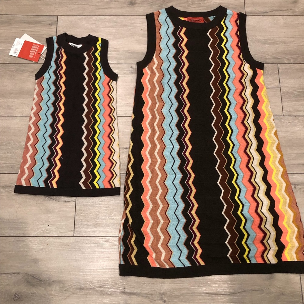Missoni for Target Kids Dresses - Multicolor Zigzag Pattern